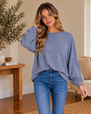 Cloud 9 Soft Melange Hacci Long Sleeve