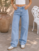 Cute As A Bow Relaxed Wide Leg Jeans | 2 Washes