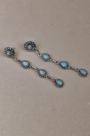 Sterling Silver Tear Drop Earrings-Drop Earrings-Krush Kandy, Women's Online Fashion Boutique Located in Phoenix, Arizona (Scottsdale Area)
