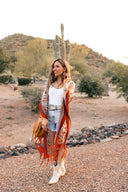 Bohemian Diamond Tassel Kimono-Kimonos-Rae Collective, Women's Online Fashion Boutique Located in Phoenix, Arizona (Scottsdale Area)