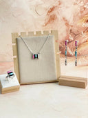 Cotton Candy Dainty Triple Bar Set
