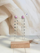 Bling Them Up Tassel Multi Stone Studs Bag 1