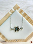 Dalmation Jasper & Mimosa Opal Mixed Bag Cluster Chain Necklace