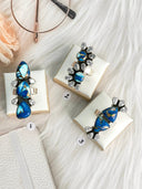 Indigo Blue Dahlia Crawler Mixed Bag Rings Bag 4