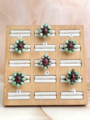 Purple Oyster & Varascite Cluster Rings-Rings-Krush Kandy, Women's Online Fashion Boutique Located in Phoenix, Arizona (Scottsdale Area)