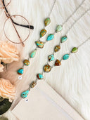 Royston Turquoise Lariat Necklace Bag 19