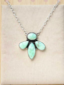 Paloma Three Petal Chain Necklace-Necklaces-Krush Kandy, Women's Online Fashion Boutique Located in Phoenix, Arizona (Scottsdale Area)