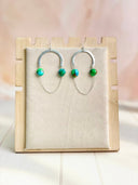 Dahlia Chain Hoop Earrings-Earrings-Krush Kandy, Women's Online Fashion Boutique Located in Phoenix, Arizona (Scottsdale Area)