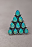 Pyramid Prism Gemstone Ring-Cluster Rings-Rae Collective, Women's Online Fashion Boutique Located in Phoenix, Arizona (Scottsdale Area)