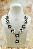 Flower Power Stone Cluster Necklaces-Necklaces-Krush Kandy, Women's Online Fashion Boutique Located in Phoenix, Arizona (Scottsdale Area)
