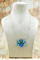 Into The Wild Spade Stone Cluster Necklaces-Necklaces-Krush Kandy, Women's Online Fashion Boutique Located in Phoenix, Arizona (Scottsdale Area)