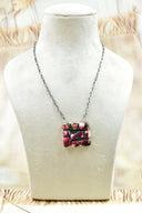 Kandy Bar Stone Cluster Necklaces-Necklaces-Krush Kandy, Women's Online Fashion Boutique Located in Phoenix, Arizona (Scottsdale Area)