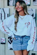 Love Yourself First Sweatshirt-Rae Collective, Women's Online Fashion Boutique Located in Phoenix, Arizona (Scottsdale Area)