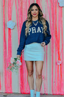 Pray Puff Knit Sweater-Rae Collective, Women's Online Fashion Boutique Located in Phoenix, Arizona (Scottsdale Area)
