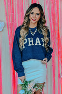 Pray Puff Knit Sweater-Rae Collective, Women's Online Fashion Boutique Located in Phoenix, Arizona (Scottsdale Area)