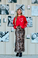 Hugs & Kisses Red Sweatshirt-Rae Collective, Women's Online Fashion Boutique Located in Phoenix, Arizona (Scottsdale Area)