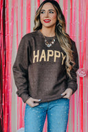 Happy Puff Knit Sweater-Rae Collective, Women's Online Fashion Boutique Located in Phoenix, Arizona (Scottsdale Area)