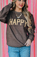 Happy Puff Knit Sweater-Rae Collective, Women's Online Fashion Boutique Located in Phoenix, Arizona (Scottsdale Area)