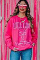 Little Flirty Extra Dirty Pink Sweatshirt-Rae Collective, Women's Online Fashion Boutique Located in Phoenix, Arizona (Scottsdale Area)