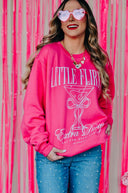 Little Flirty Extra Dirty Pink Sweatshirt-Rae Collective, Women's Online Fashion Boutique Located in Phoenix, Arizona (Scottsdale Area)