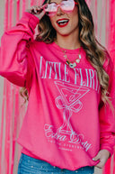 Little Flirty Extra Dirty Pink Sweatshirt-Rae Collective, Women's Online Fashion Boutique Located in Phoenix, Arizona (Scottsdale Area)