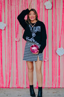 Little Flirty Extra Dirty Black Sweatshirt-Rae Collective, Women's Online Fashion Boutique Located in Phoenix, Arizona (Scottsdale Area)