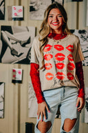 Always Kiss Me Goodnight Scoop Tee-Rae Collective, Women's Online Fashion Boutique Located in Phoenix, Arizona (Scottsdale Area)