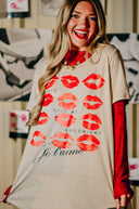Always Kiss Me Goodnight Scoop Tee-Rae Collective, Women's Online Fashion Boutique Located in Phoenix, Arizona (Scottsdale Area)