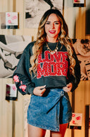 Love More Leopard & Bows Sweatshirt-Rae Collective, Women's Online Fashion Boutique Located in Phoenix, Arizona (Scottsdale Area)