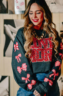 Love More Leopard & Bows Sweatshirt-Rae Collective, Women's Online Fashion Boutique Located in Phoenix, Arizona (Scottsdale Area)