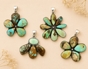 Desert Bloom Stone Pendant Collection S.No 3