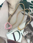 Enamel Heart Magnetic Necklace-Necklaces-Rae Collective, Women's Online Fashion Boutique Located in Phoenix, Arizona (Scottsdale Area)