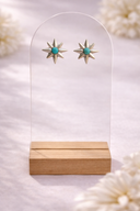 Grand Canyon Turquoise Star Studs