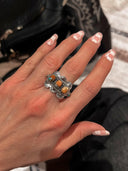 Ray of Sunshine Jumbo Stone Ring-Rings-Rae Collective, Women's Online Fashion Boutique Located in Phoenix, Arizona (Scottsdale Area)
