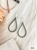 Desert Pearl Teardrop Earrings 3mm