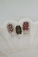 Squash Blossom Stone Cluster Earrings | Krush Exclusive-Drop Earrings-Rae Collective, Women's Online Fashion Boutique Located in Phoenix, Arizona (Scottsdale Area)