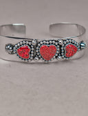 Heartfelt Trio Cuff Bracelet-Cuffs-Krush Kandy, Women's Online Fashion Boutique Located in Phoenix, Arizona (Scottsdale Area)