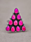 Pyramid Prism Gemstone Ring-Cluster Rings-Rae Collective, Women's Online Fashion Boutique Located in Phoenix, Arizona (Scottsdale Area)