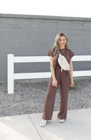 Ultimate Luxe Stretchy Tee & Pant Set-2 Piece Outfit Sets-Rae Collective, Women's Online Fashion Boutique Located in Phoenix, Arizona (Scottsdale Area)
