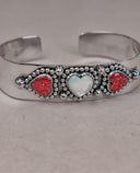Heartfelt Trio Cuff Bracelet-Cuffs-Krush Kandy, Women's Online Fashion Boutique Located in Phoenix, Arizona (Scottsdale Area)