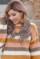 Boho Vibes Clay Macrame Earrings-Earrings-Rae Collective, Women's Online Fashion Boutique Located in Phoenix, Arizona (Scottsdale Area)