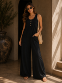 Effortless Luxe Wide Leg Jumpsuit