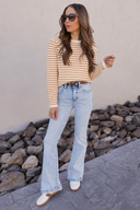 Long Sleeve Stripe Sweater