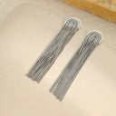 Celestial Fringe Cascade Drop Earrings