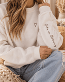 Embroidered She Is Strong Sweatshirt