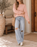 Embroidered She Is Strong Sweatshirt