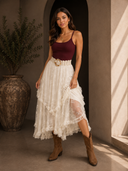 Enchanted Lace Layered Skirt