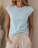 Everyday Luxe Cap Sleeve Tee