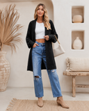 Everyday Canyon Knit Basic Long Cardigan