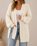 Everyday Canyon Knit Basic Long Cardigan